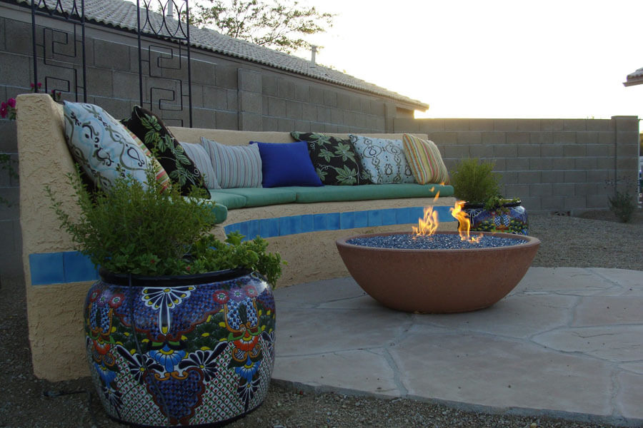 Outdoor Fire Features Tucson, AZ Sonoran Gardens Inc.