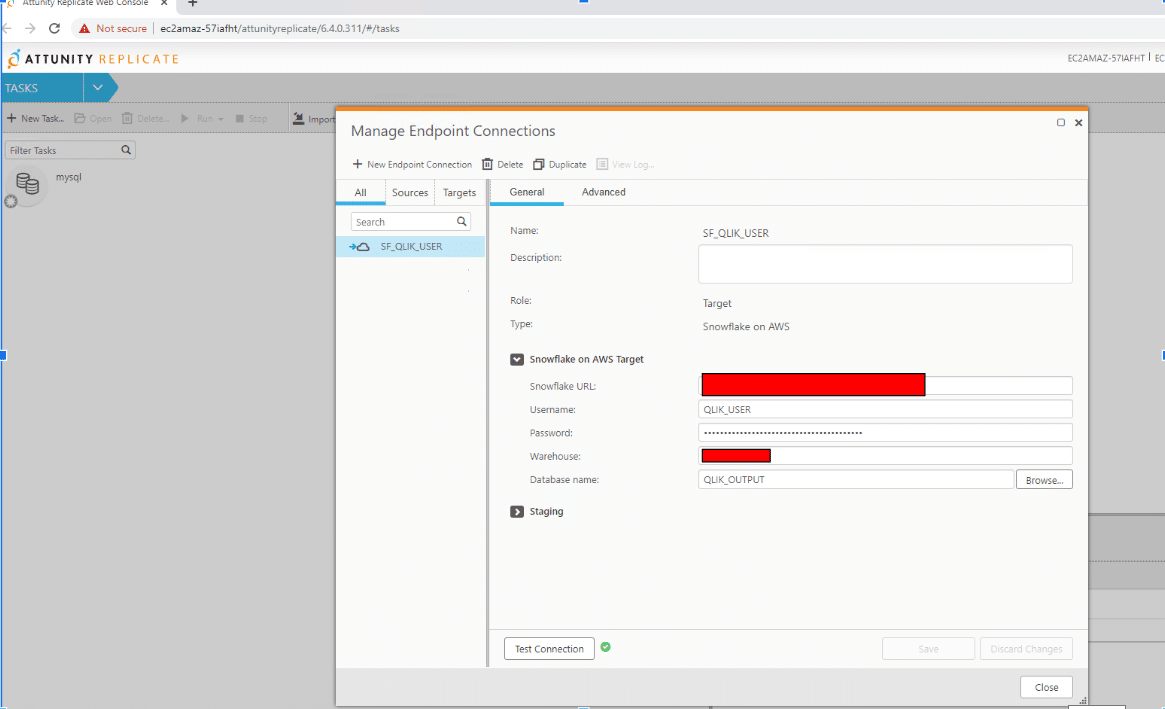 Snowflake for real time streaming. Change Data Capture with Qlik