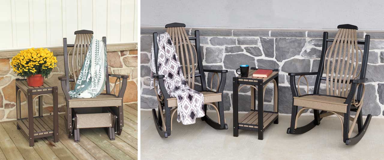 Bent Poly Furniture Handcrafted Sonrise Poly Furniture, Denver PA