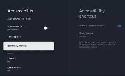 TV Accessibility BRAVIA Sony CA