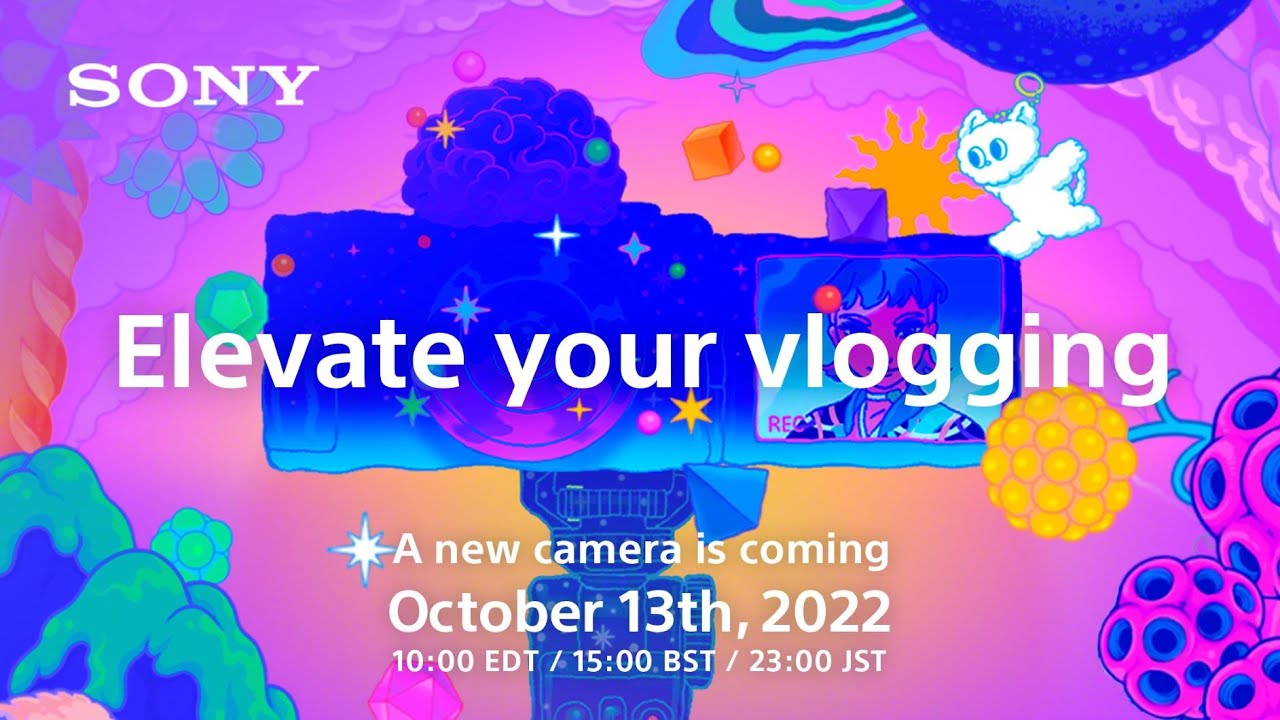 Sony ZV Announcement Event Coming October 13th Sony Addict