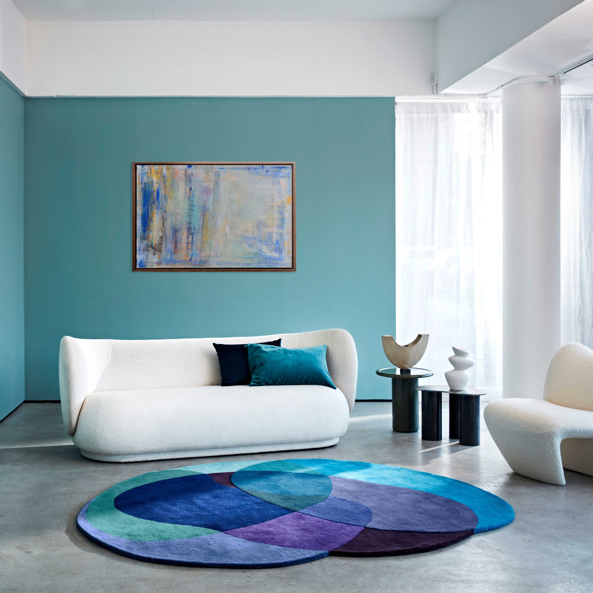 Blue Area Rugs Jellybean Berry Sonya Winner Rug Studio