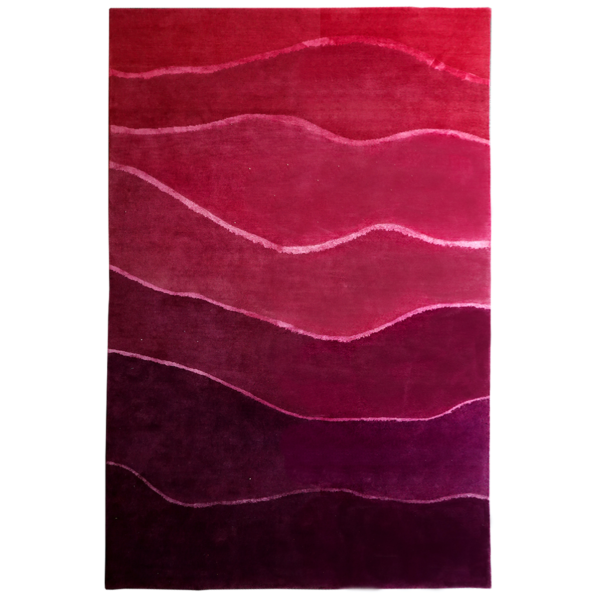 Landscape Red Area Rug Sonya Winner Vibrant Contemporary Rugs