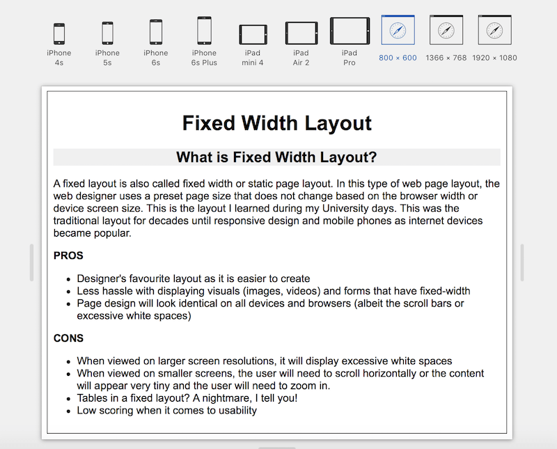 Page Layouts Fixed Width vs Fluid Width Layout (Part 1) Sony Simon
