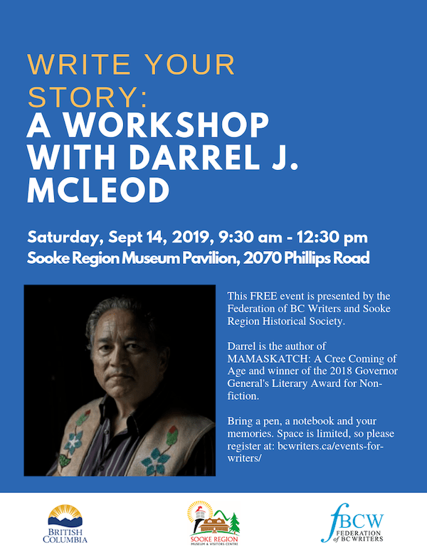 Literary Event! Sooke Writers' Collective