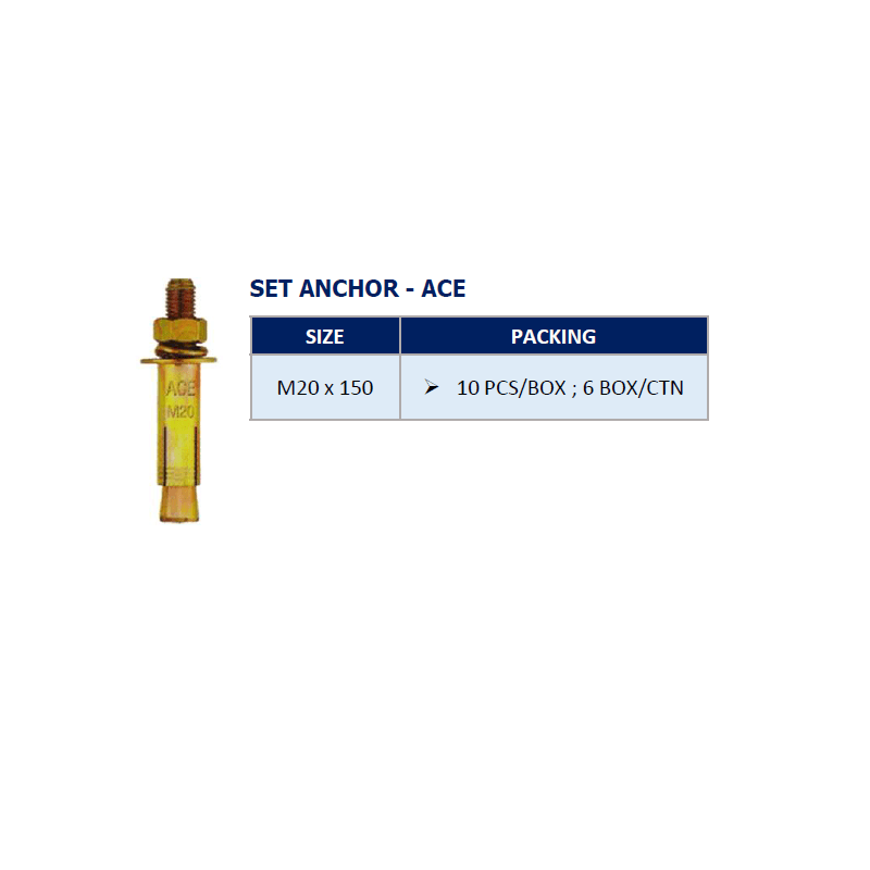 Set Anchor ACE SOONG WUNG INDUSTRIAL SDN BHD 顺文工业有限公司