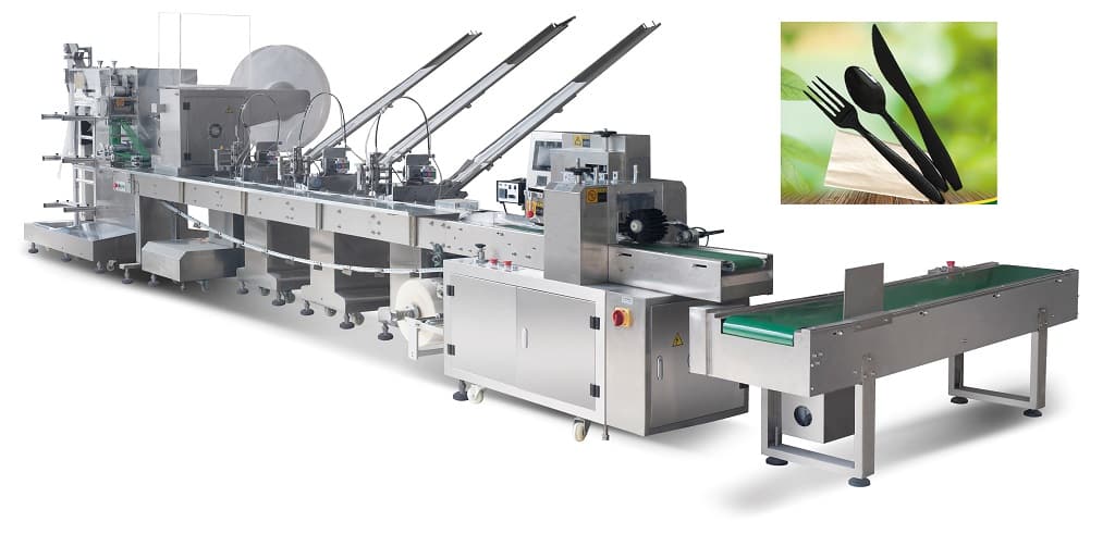 Tissue Fork Knife Spoon Packaging Machine manufacturer SOONPACK