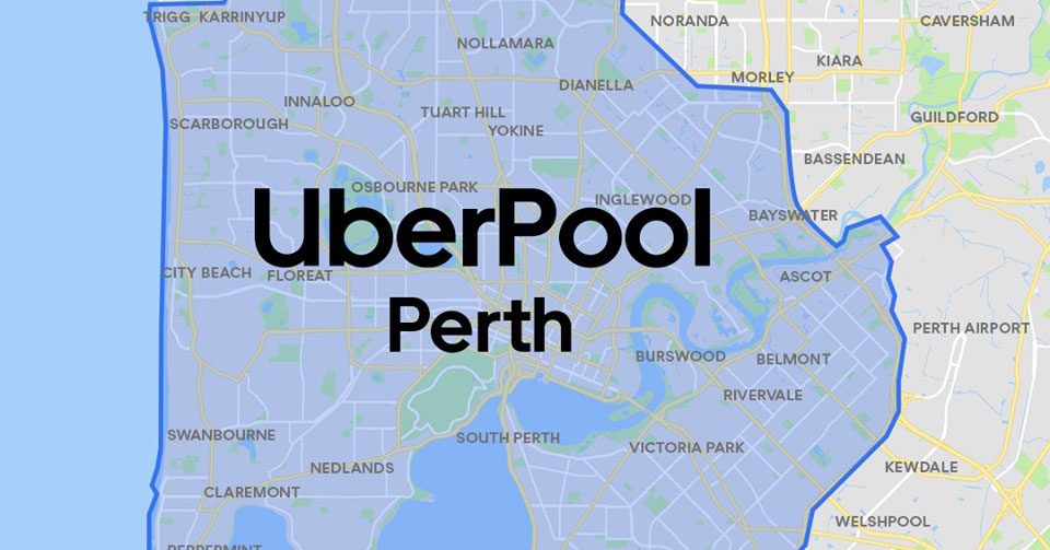 UberPool Has Arrived In Perth So Perth Guide To UberPool & Perth Map