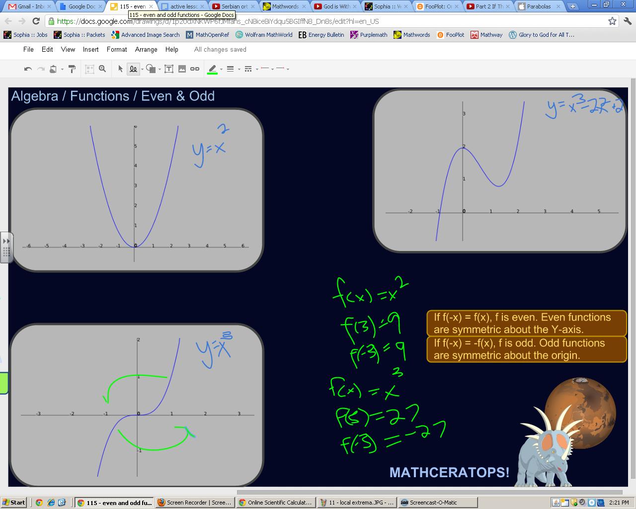 Even and Odd Functions Tutorial Sophia Learning