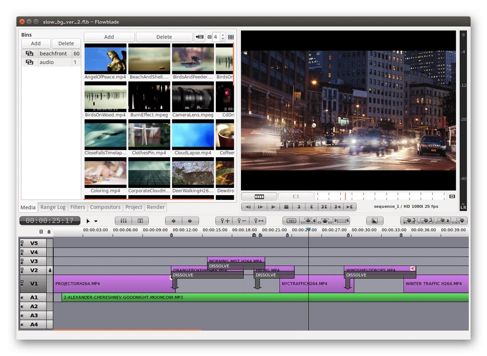 Відеоредактори для Linux