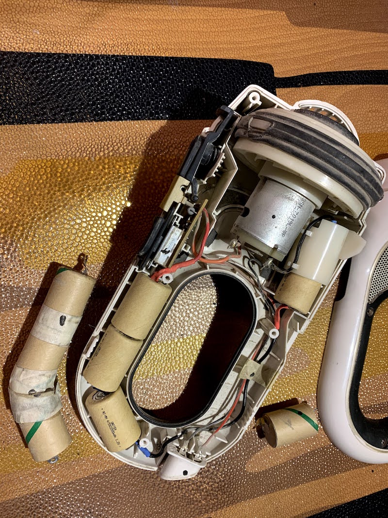 MiniVac Handheld vacuum cleaner Philips 4.8v FC6142 DIY battery