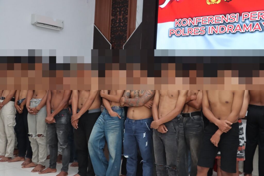 Polisi Amankan 58 Orang Diduga Anarko Saat Patroli Gabungan Jelang Unjuk Rasa
