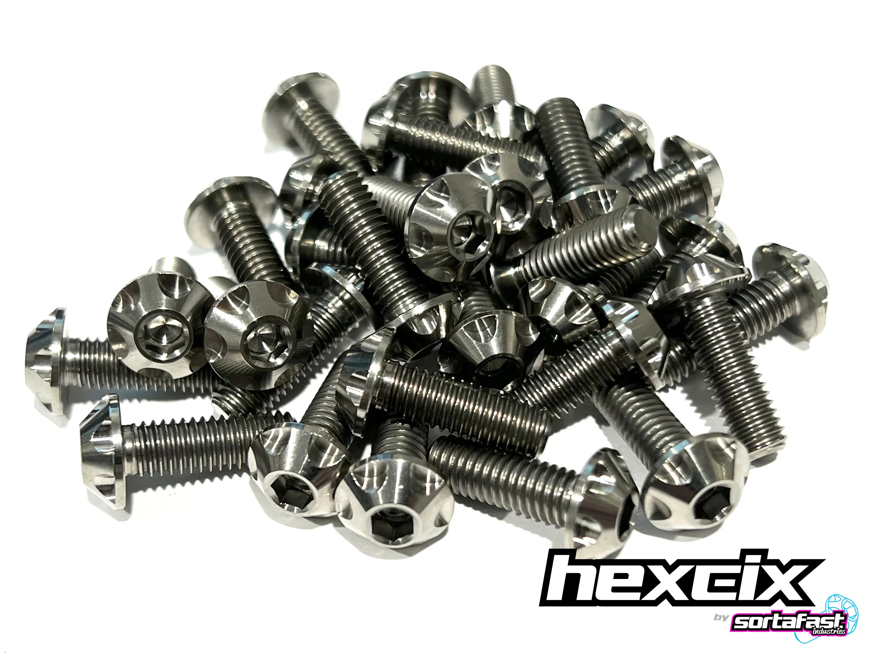 Sortafast Hexcix Titanium License Plate Bolts 2pk Sortafast Industries