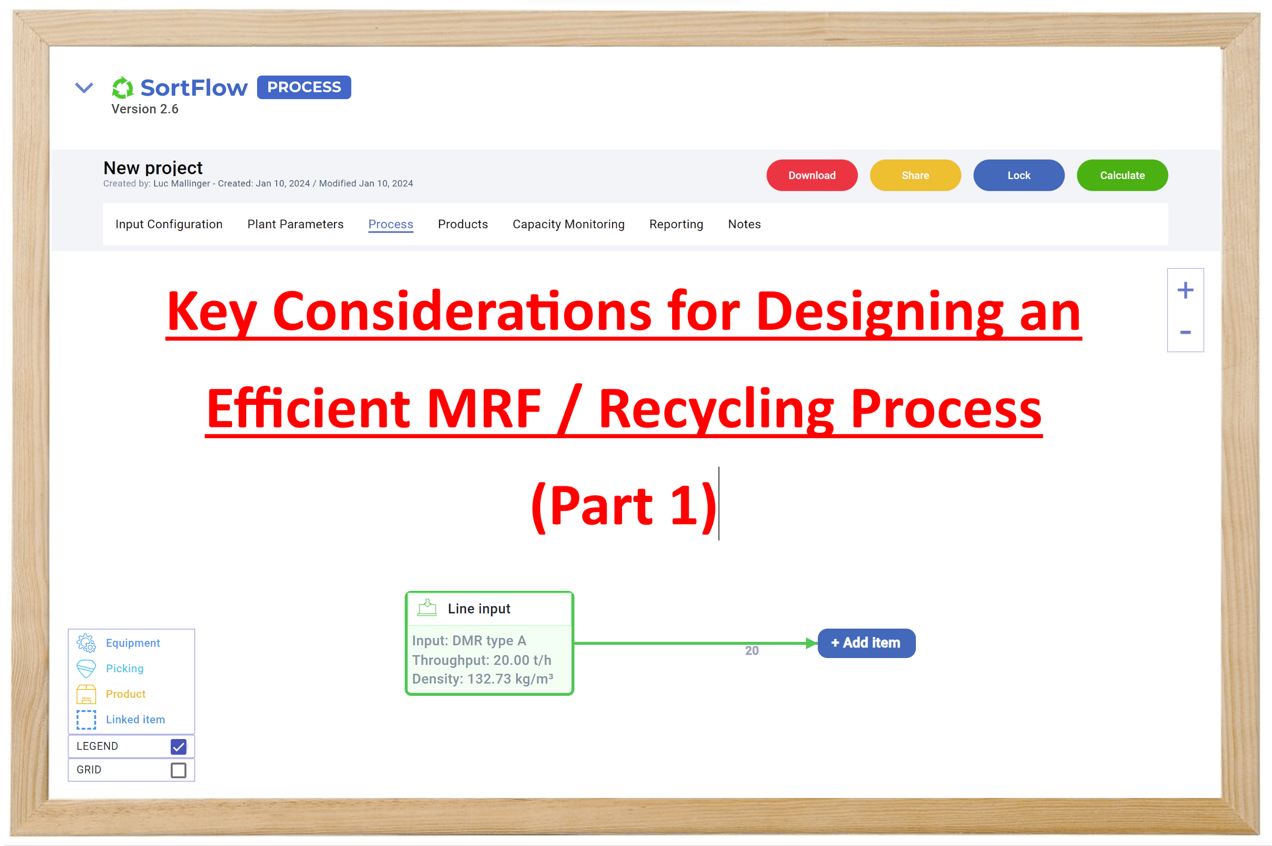 Key Considerations for Designing an Efficient MRF / Recycling Process