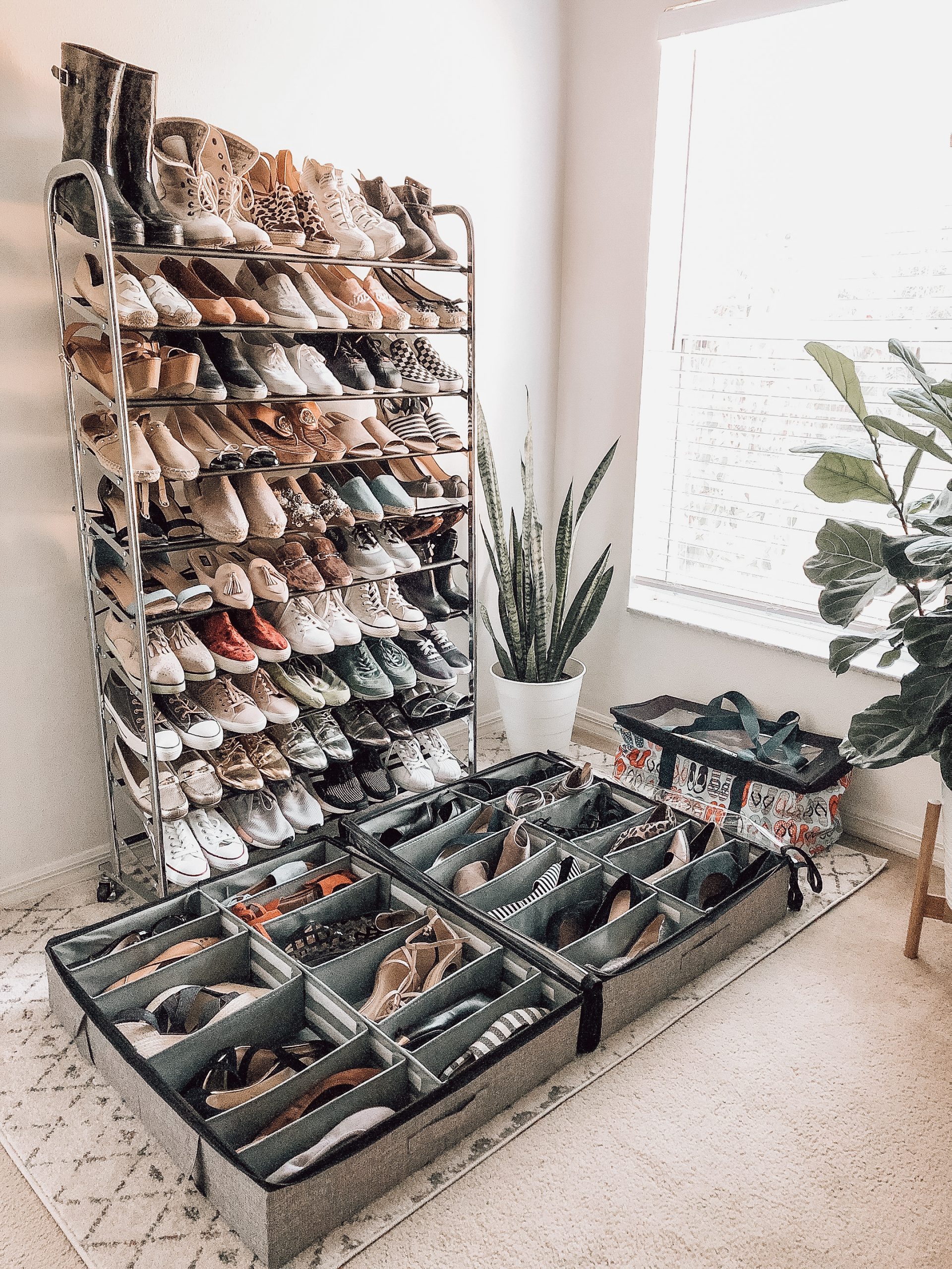 Shoe Organization Ideas Sorting Hangers