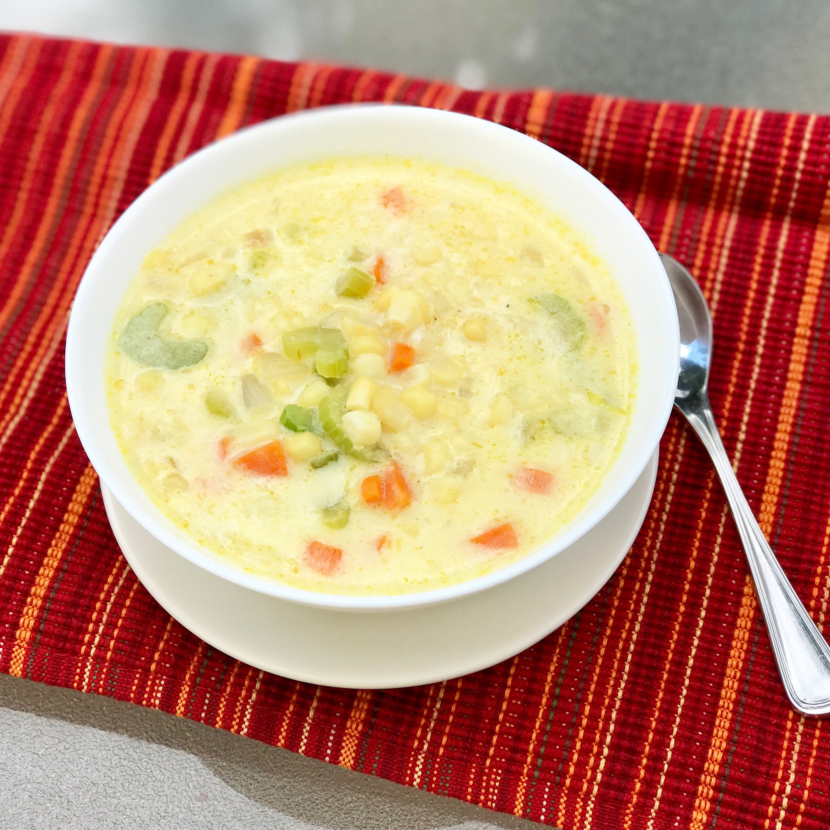 Homemade Corn Chowder Rumbly in my Tumbly