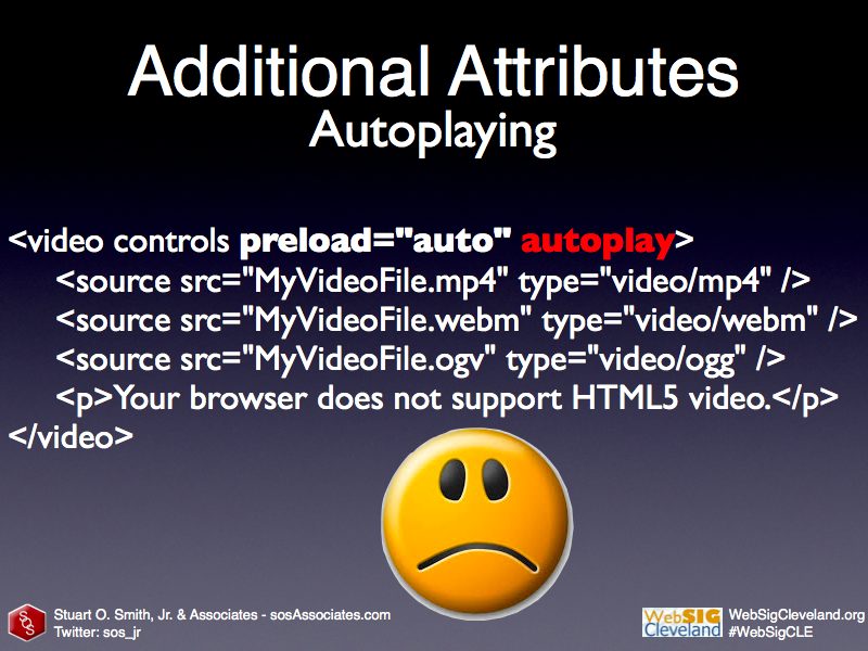 HTML5 Video Why & How
