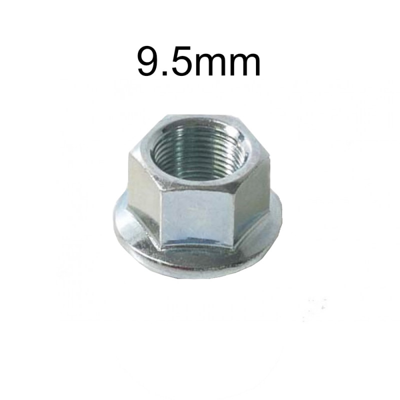 9.5mm wheel axle nut