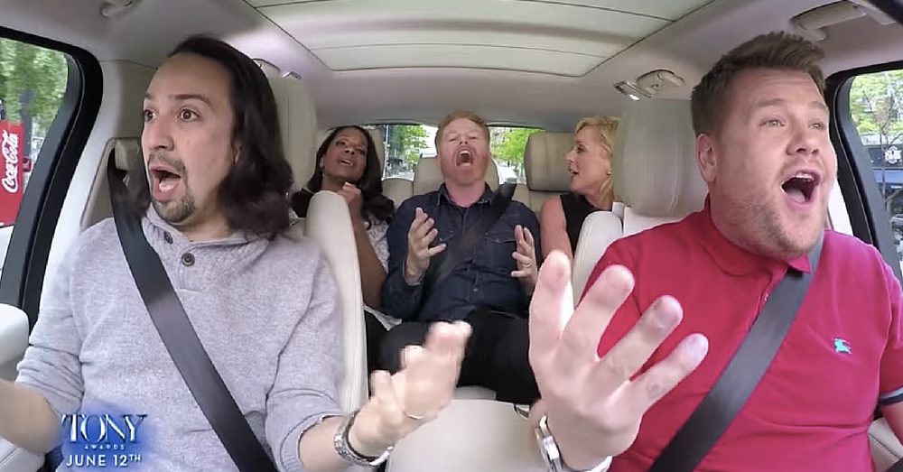 'Carpool Karaoke' Goes Broadway, And It's Better Than We Ever Could