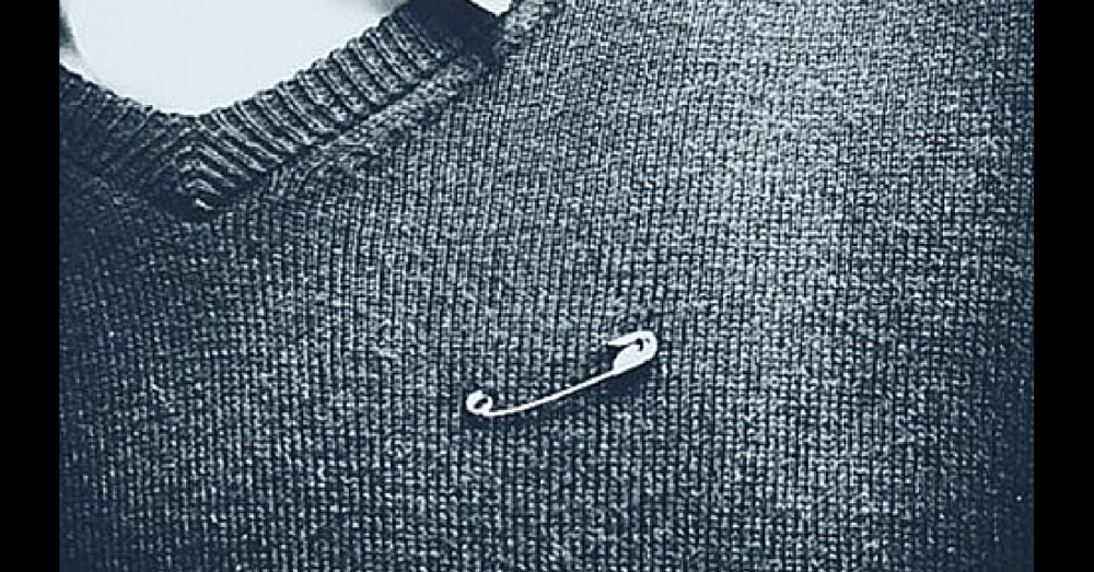 If You See Someone Wearing A Safety Pin On Their Shirt...Here's What It