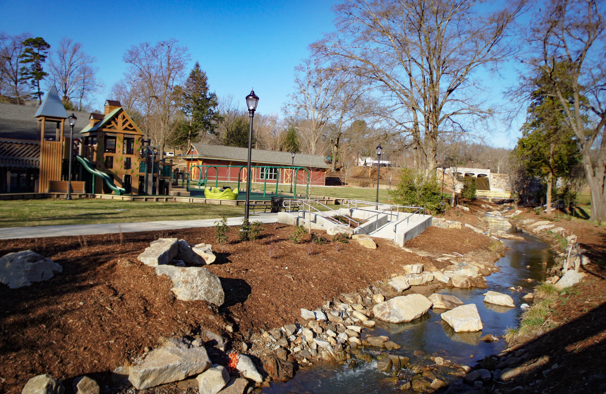 Cleveland Park Stream Restoration and Park Renovations Sossamon