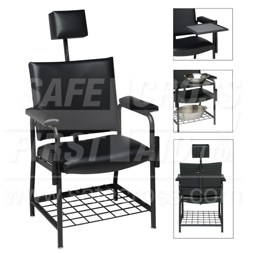 Treatment Chair w/adjustable Table & Basin FT1060 SOS Emergency Response Technologies