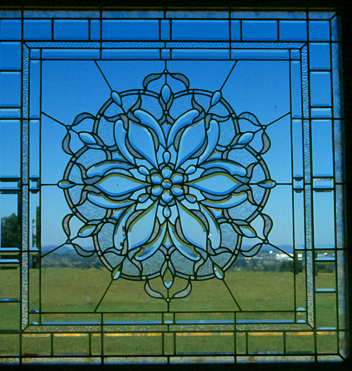 Residential Leaded Glass Window State of the Art Stained Glass Studio