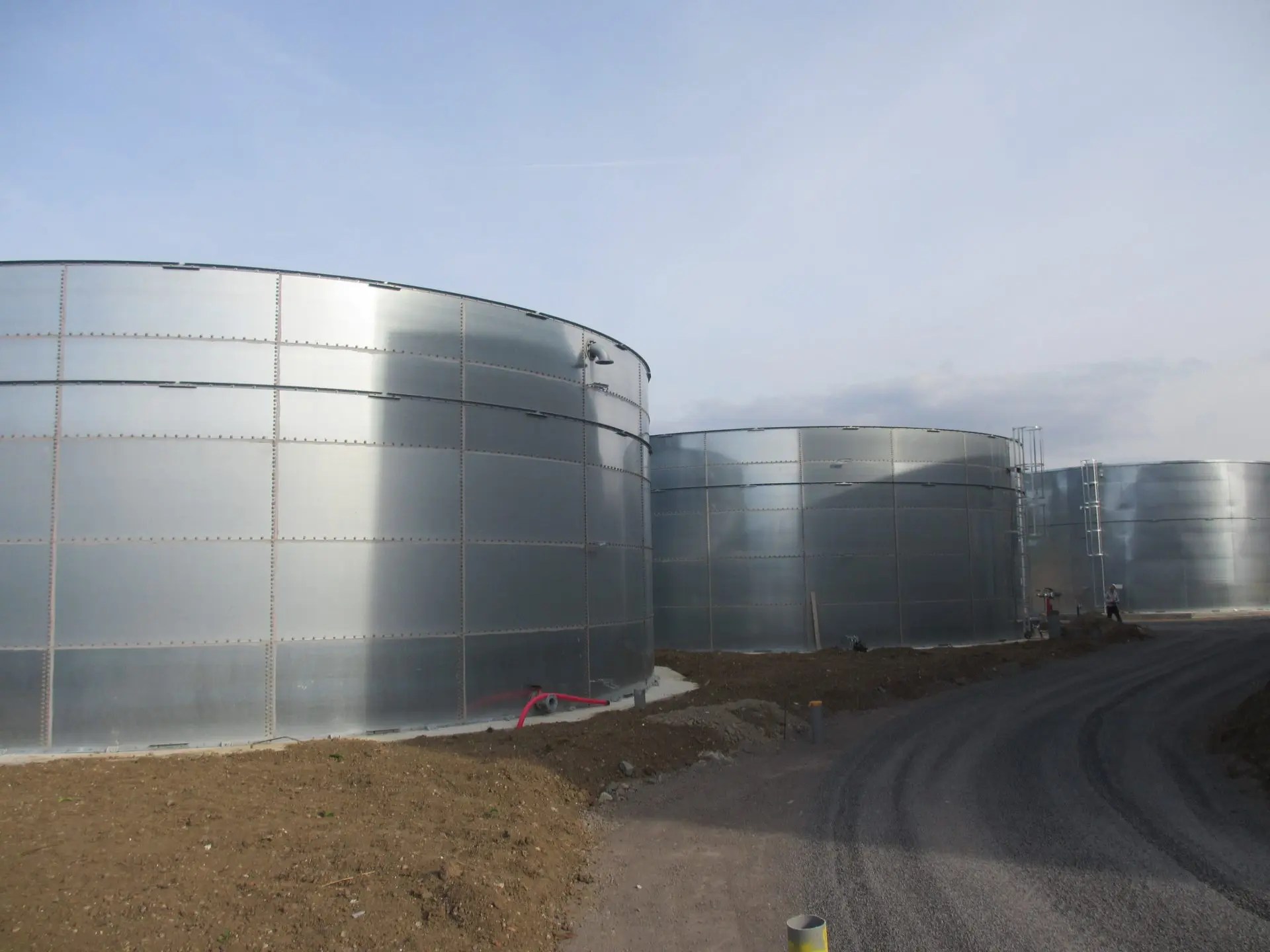 Galvanized steel tanks designed and delivered by SOTANKS.