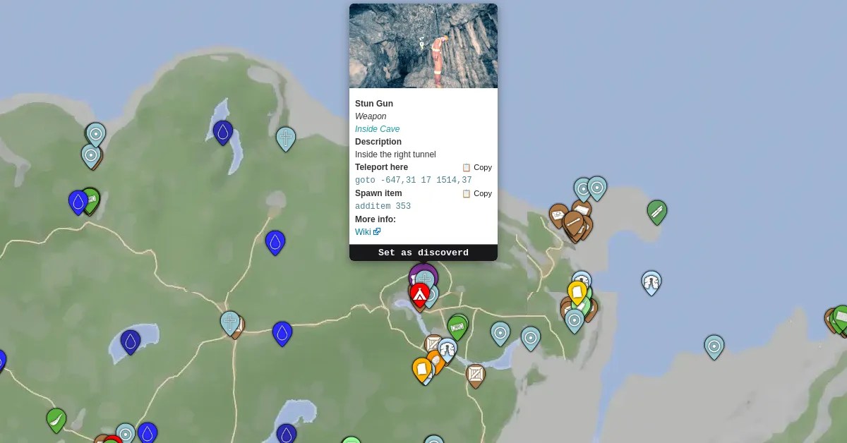Stun Gun Sons Of The Forest Map
