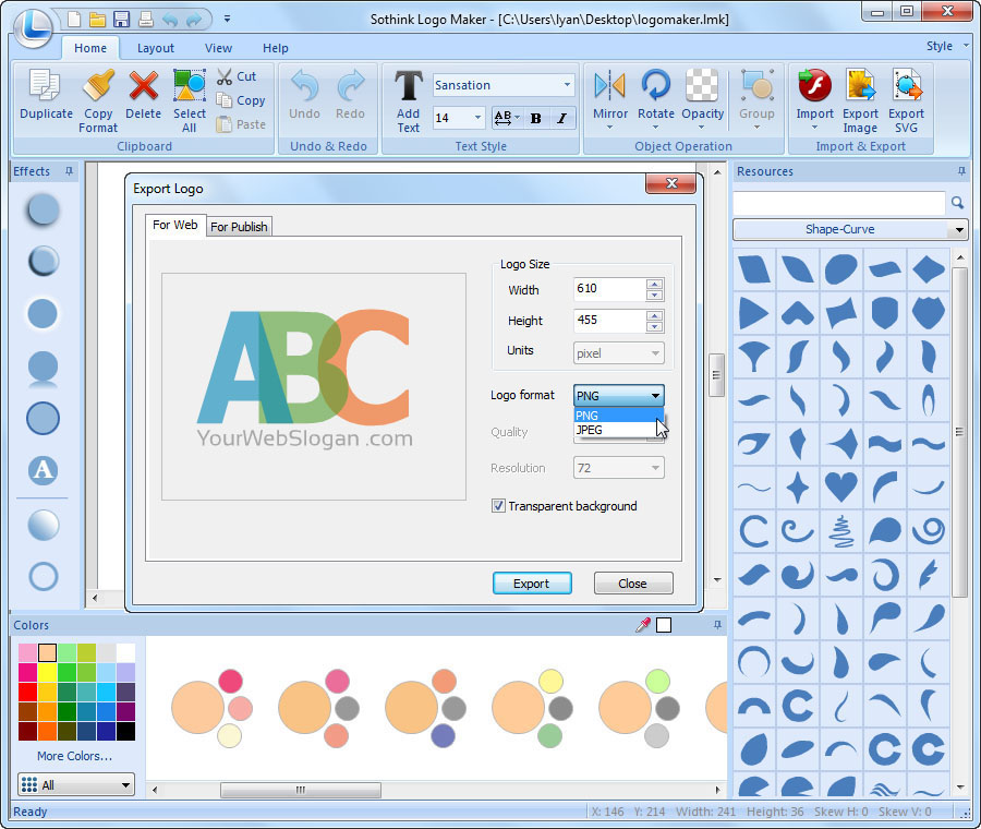Custom Colors Logo Maker