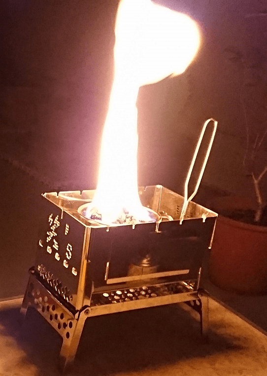 B6君 ペレット 焚火 キャンプ 外遊び ときどきキャンプ