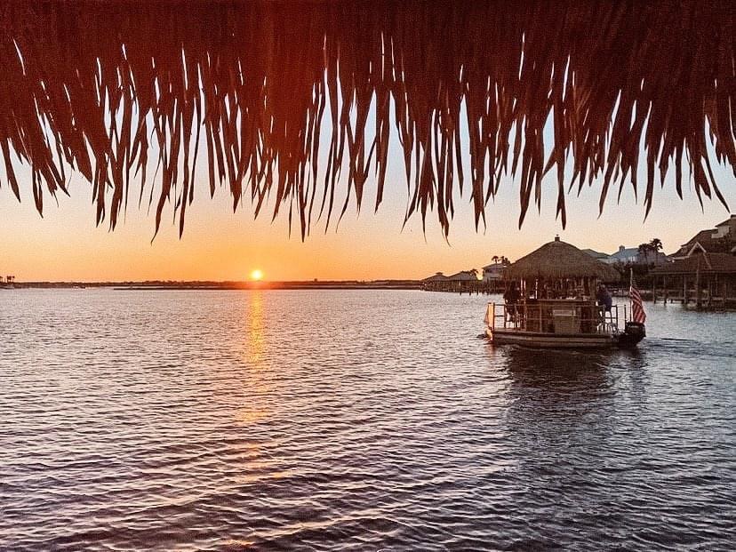 You can take a cruise on a floating tiki bar in Orange Beach SoulGrown