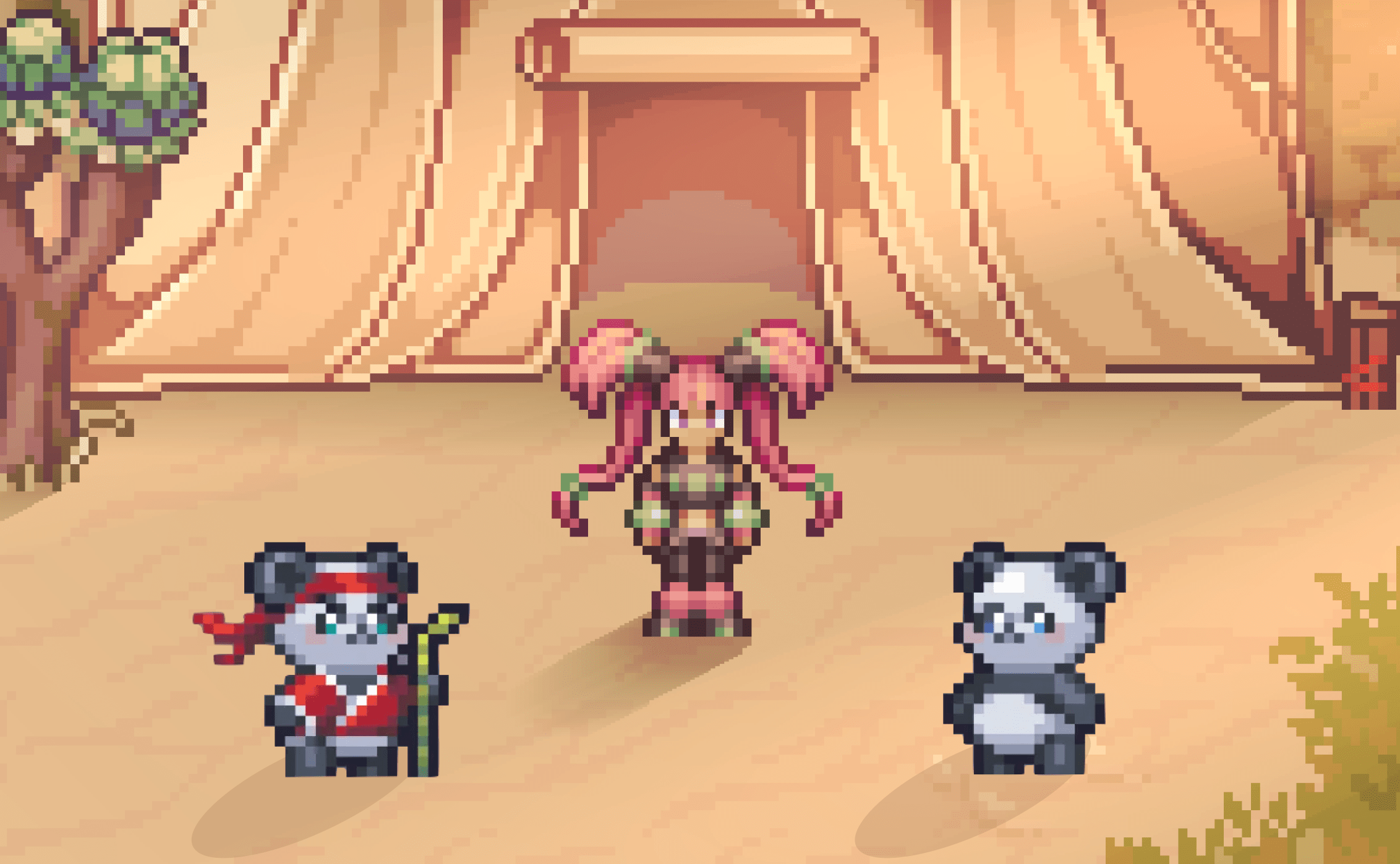 リリース5.12 PandaMonium Part 2 Soulbound ピクセルアートブラウザMMORPG