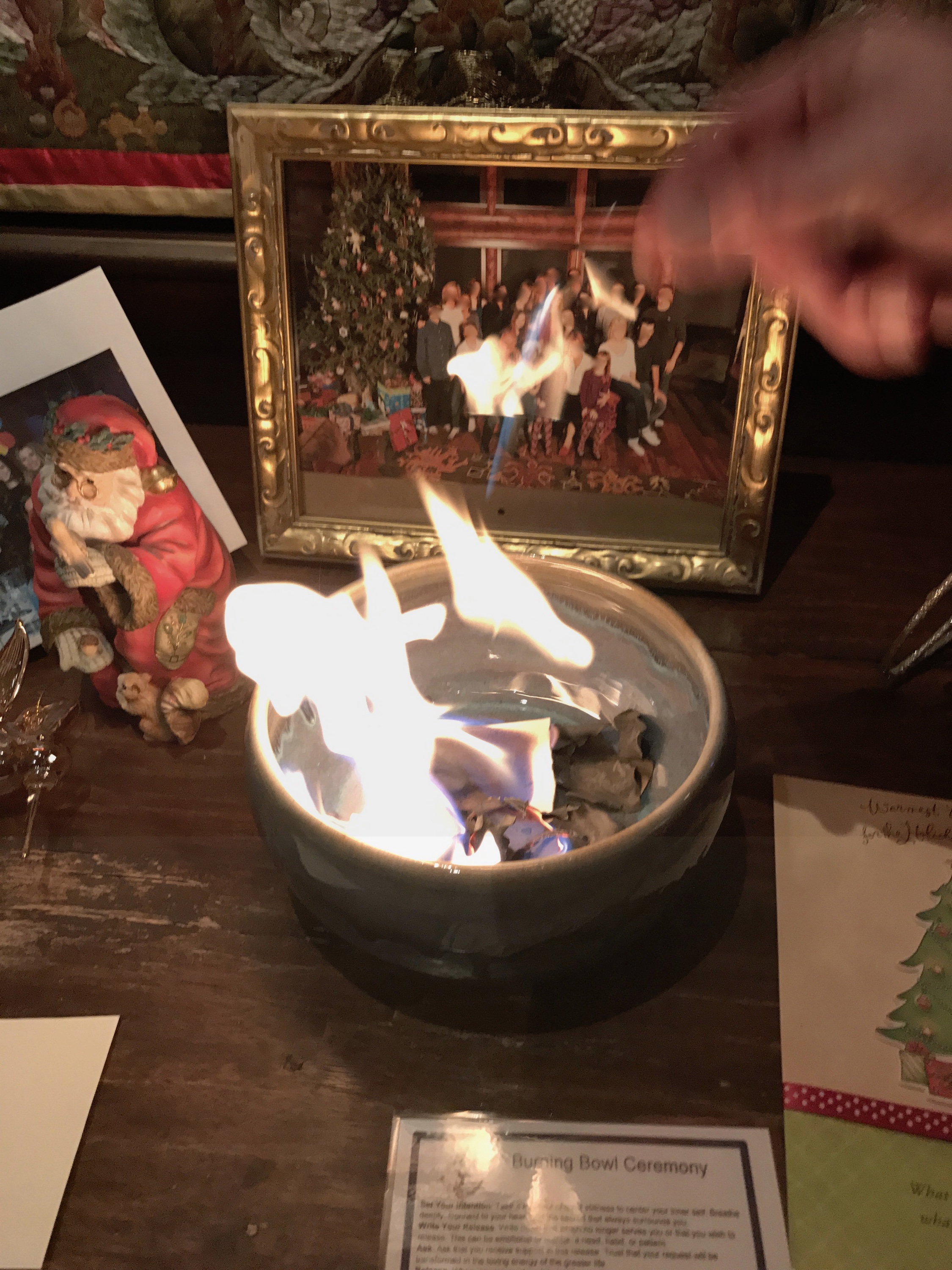 Burning Bowl for Ritual Release Soul Bridging