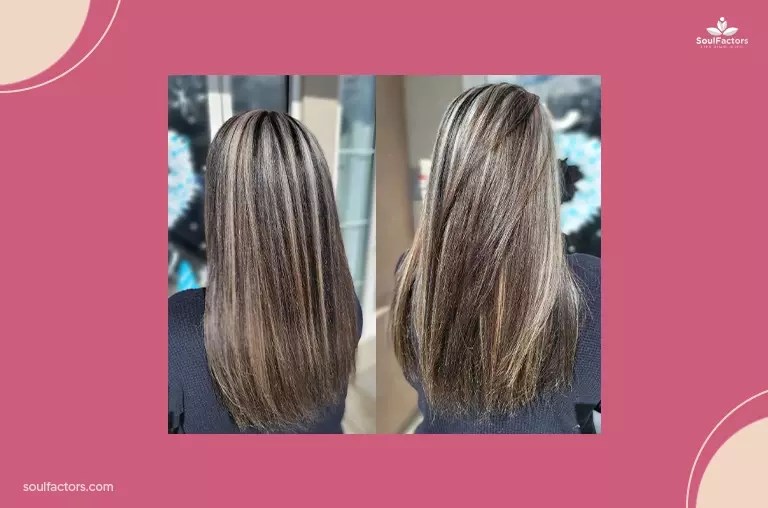 Herringbone Highlights Embrace Your Gray Hair With New!