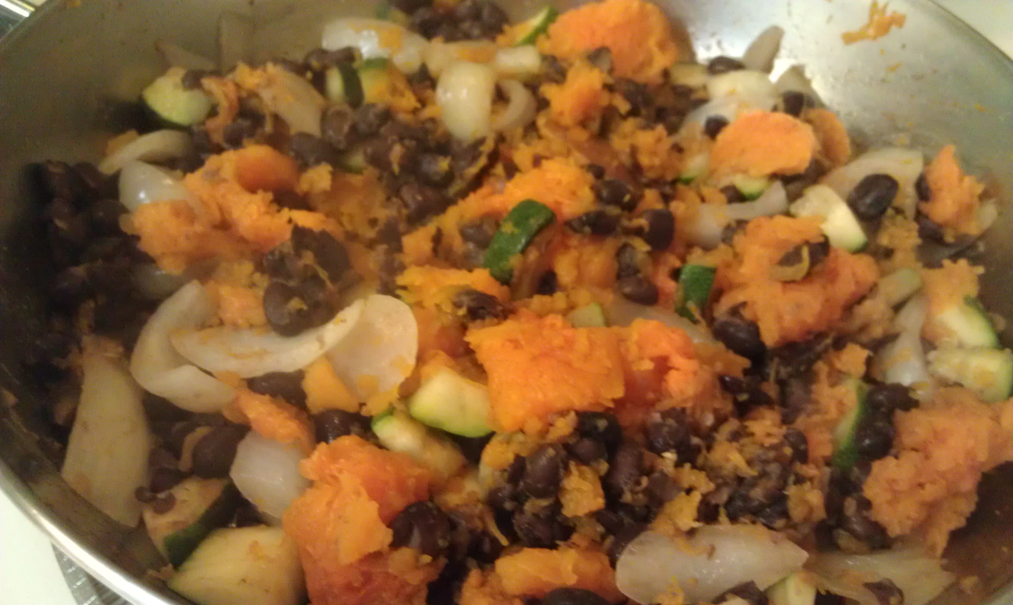 Butternut squash & black bean burritos What's Cookin'? Emily's *New