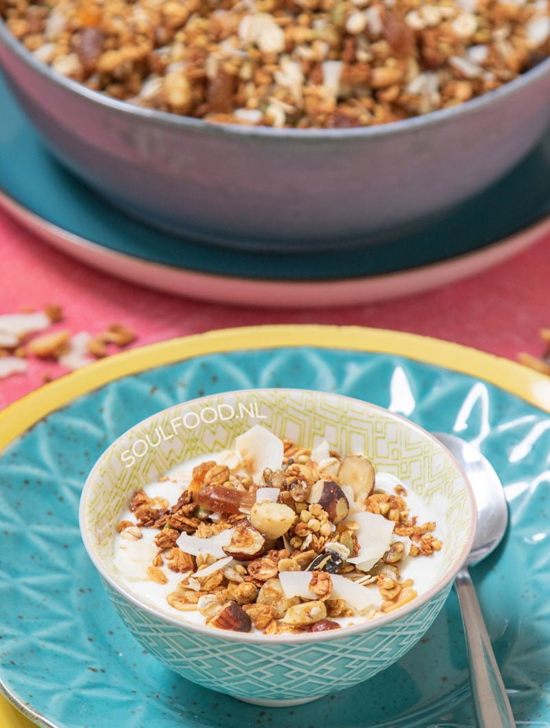 Zelf granola maken de lekkerste glutenvrije granola / SOULFOOD.nl