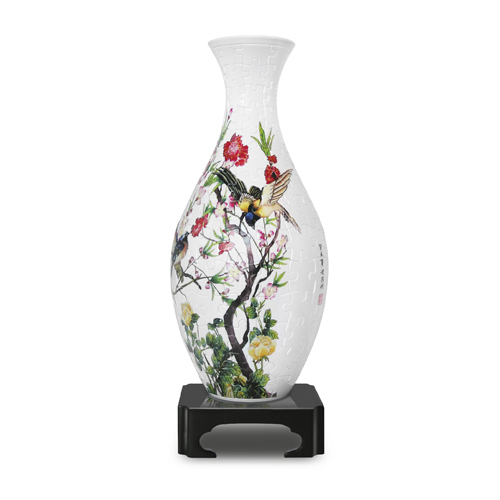 Singing Birds & Fragrant Flowers Puzzle Vase 160 pieces Soul