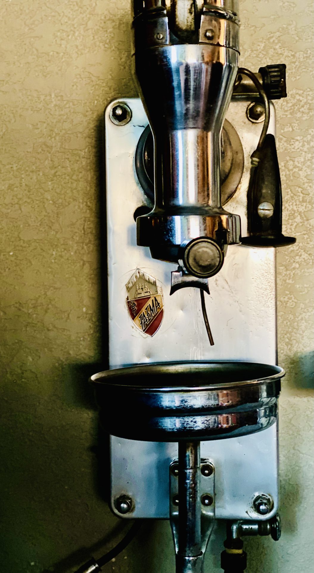 Faema Velox Wall Mount Vintage Espresso Machine Soulside Coffee