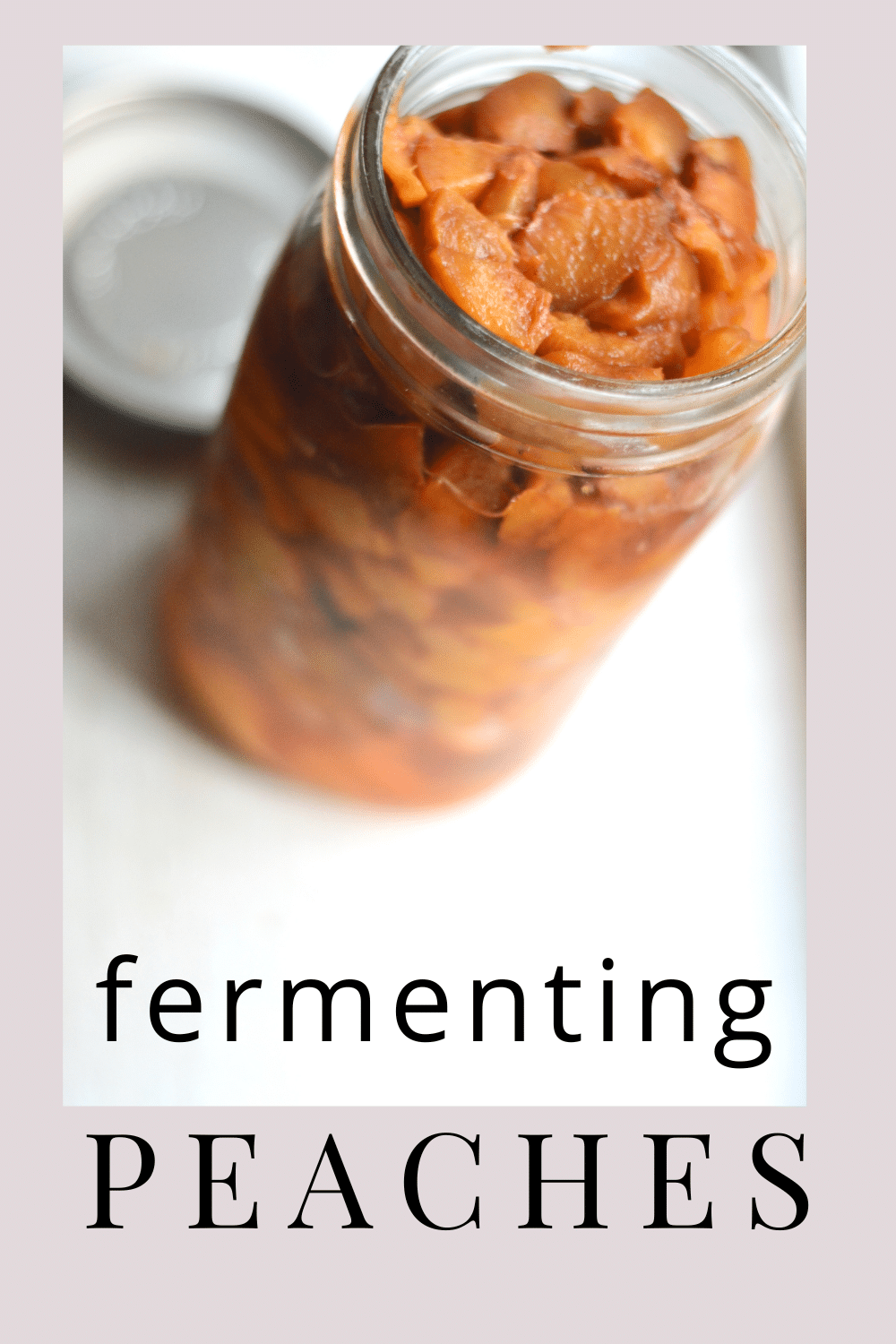 Fermenting Peaches Souly Rested