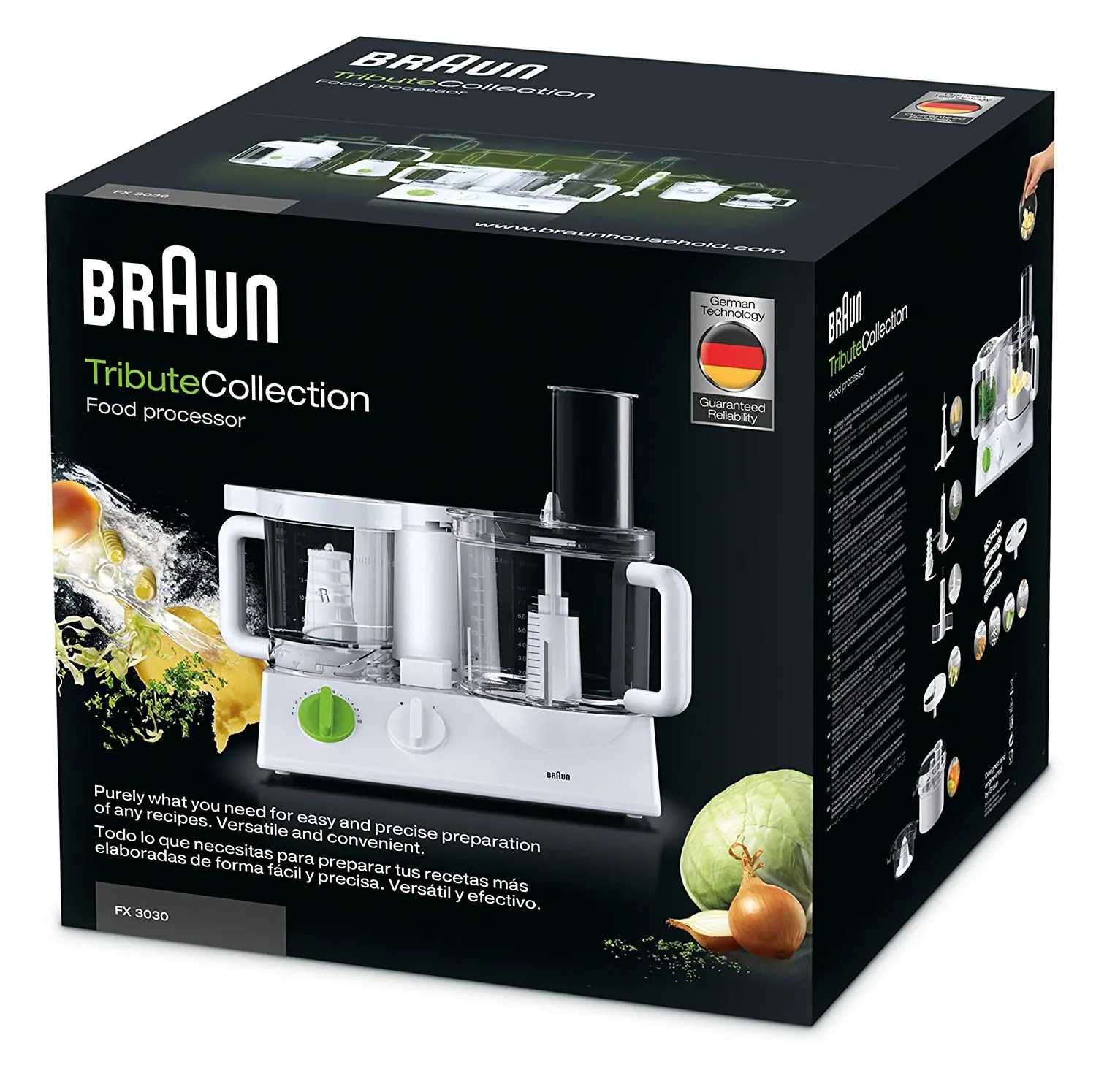 Braun Food Processor FX3030WH, 2L Capacity SoumiDeal