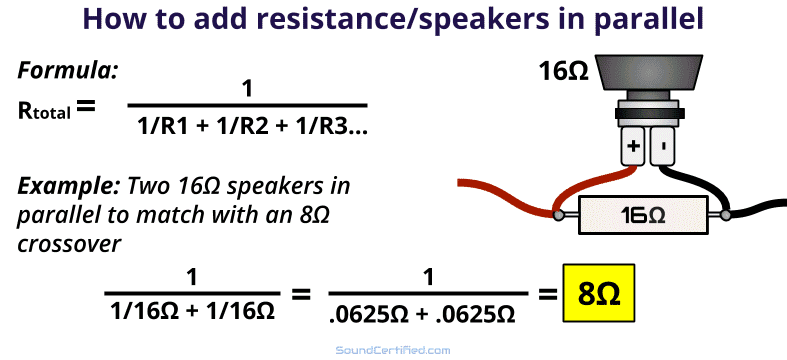 How To Add A Resistor To A Speaker To Change Impedance
