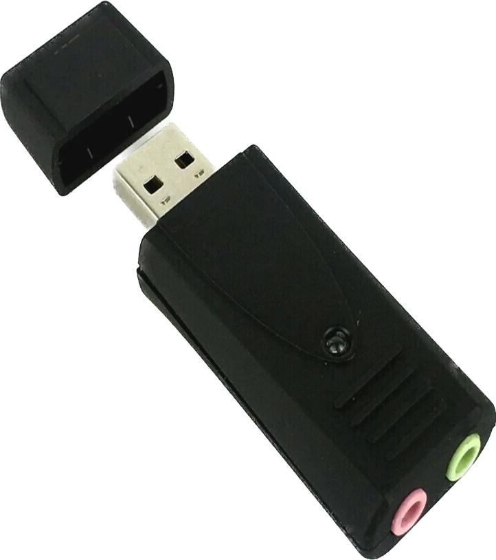 Ultra-high output USB sound adapter with advanced noise and echo filtering