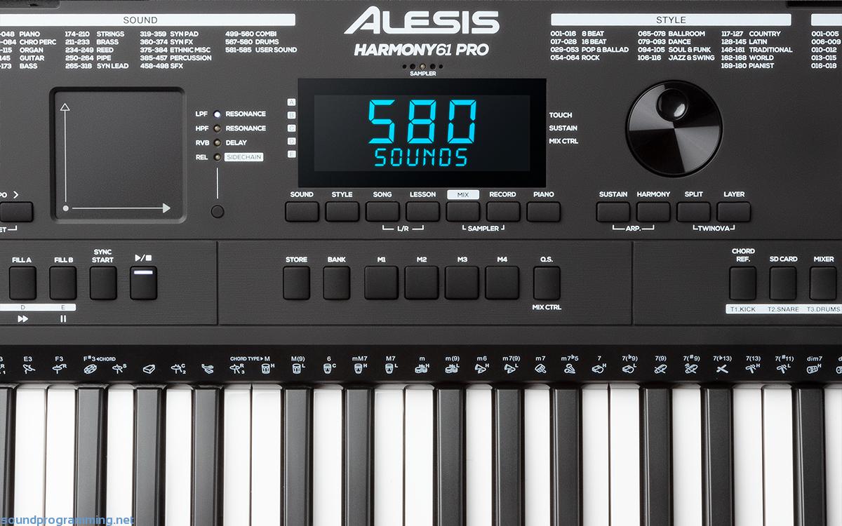 Alesis Harmony 61 Pro | Sound Programming
