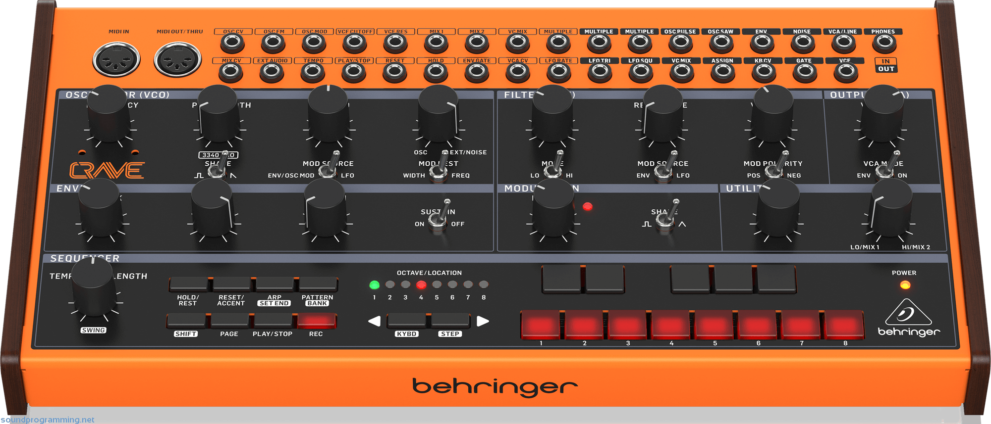 Behringer Crave Sound Programming