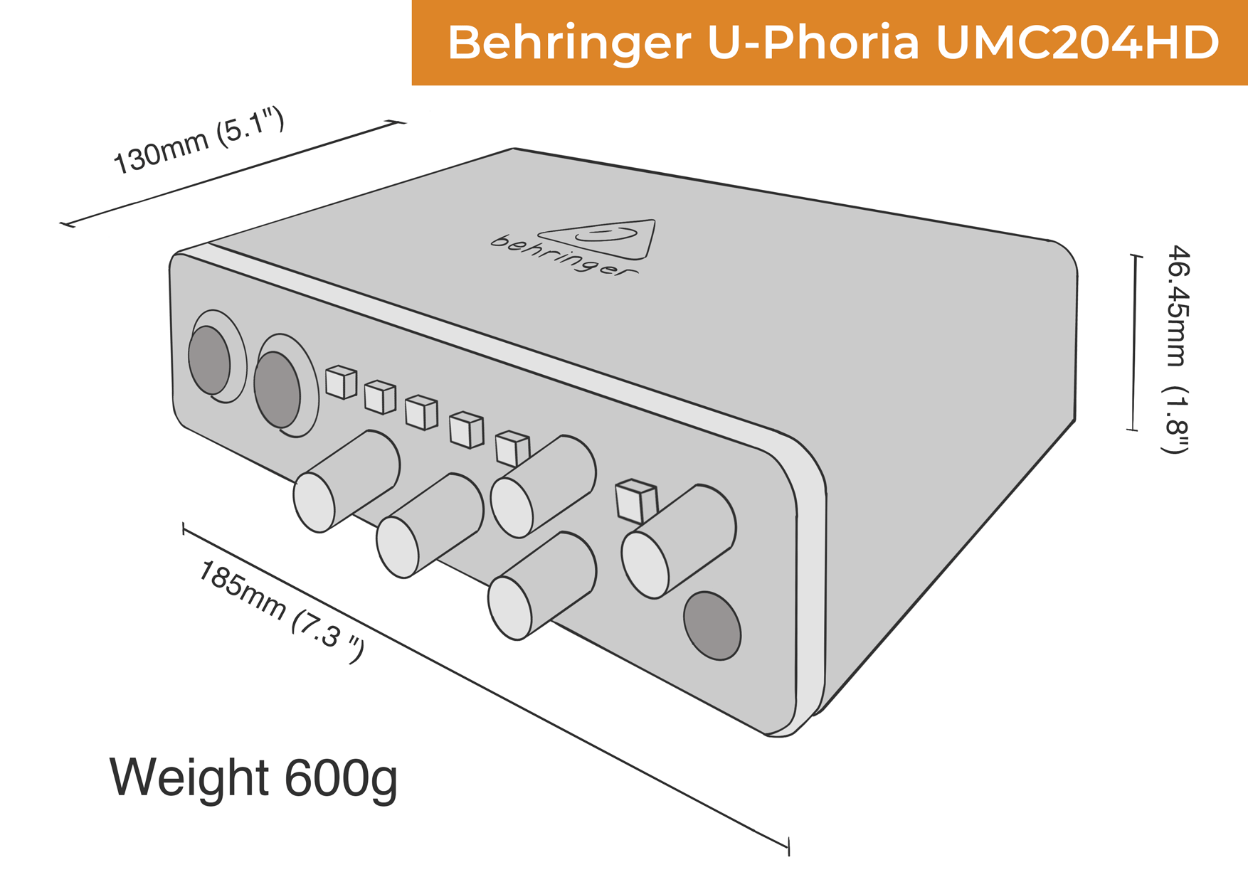 Behringer UPhoria UMC204HD Review SOUNDREF