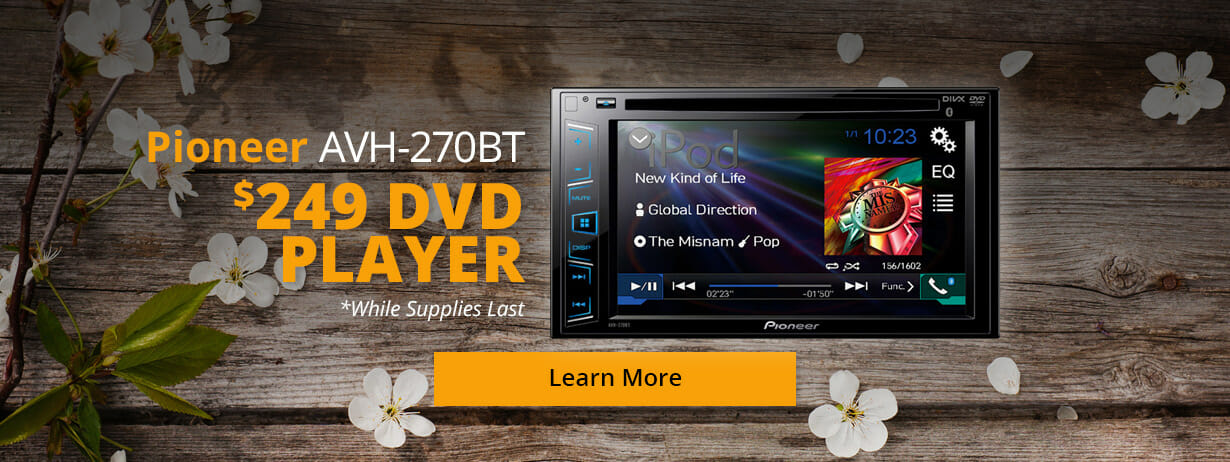 Pioneer AVH-270 DVD Player for $249 | Sound Station & Security - NC