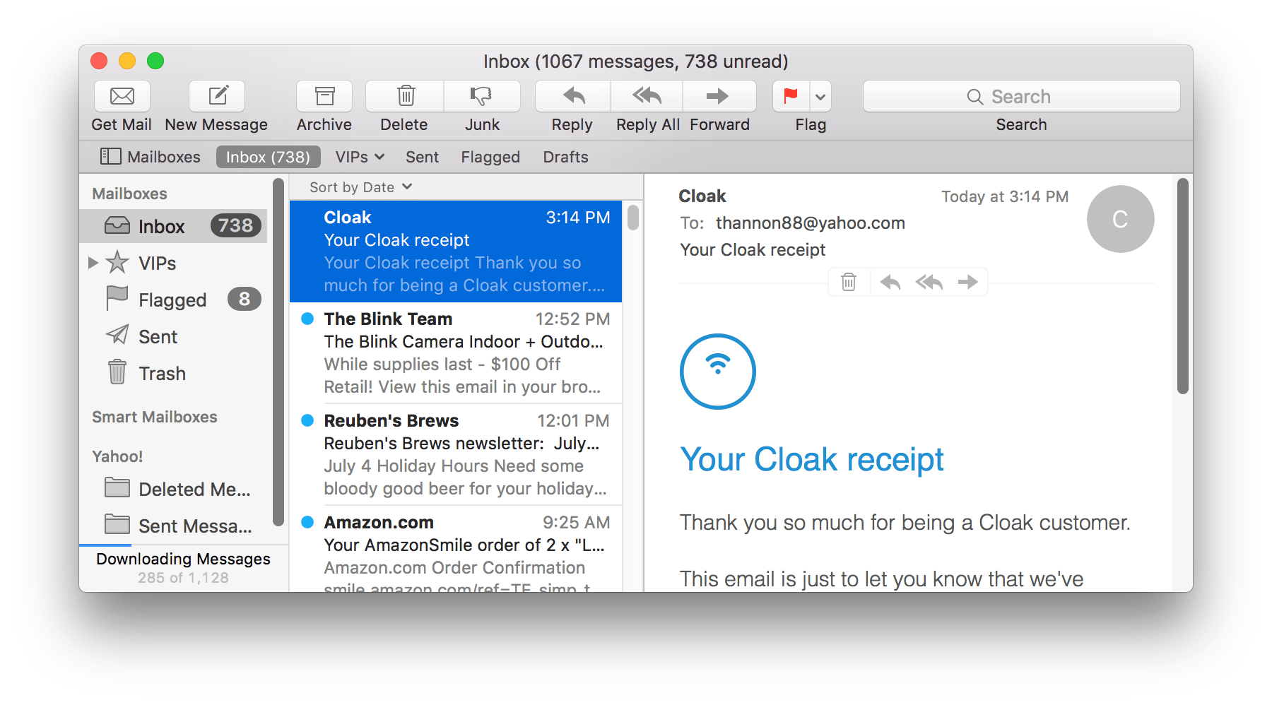 Using Apple Mail’s Two Mail Display Layouts Sound Support