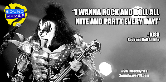 Rock Lyrics I Wanna Rock And Roll All Nite Soundwaves