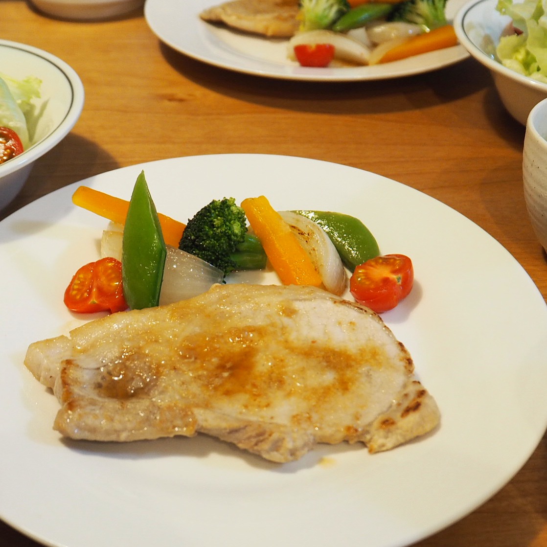 バルサミコソースのポークソテー のレシピ/作り方 なごみごはん